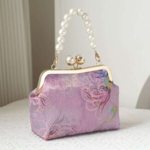 Purple Color Hand Purse